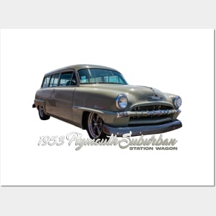 1953 Plymouth Suburban Station Wagon Posters and Art